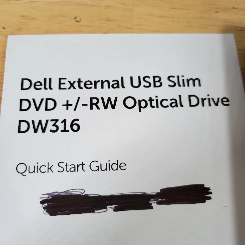 Dell Slim External DVD +/- RW USB Drive